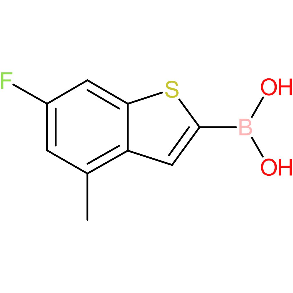 (6-fluoro-4-methyl-1-benzothiophen-2-yl)boronic acid