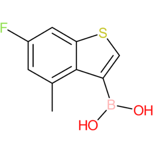 (6-fluoro-4-methyl-1-benzothiophen-3-yl)boronic acid