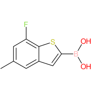 (7-fluoro-5-methyl-1-benzothiophen-2-yl)boronic acid