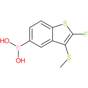 2-fluoro-3-(methylthio)benzothiophene-5-boronic acid