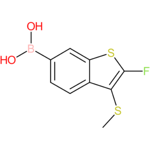 2-fluoro-3-(methylthio)benzothiophene-6-boronic acid
