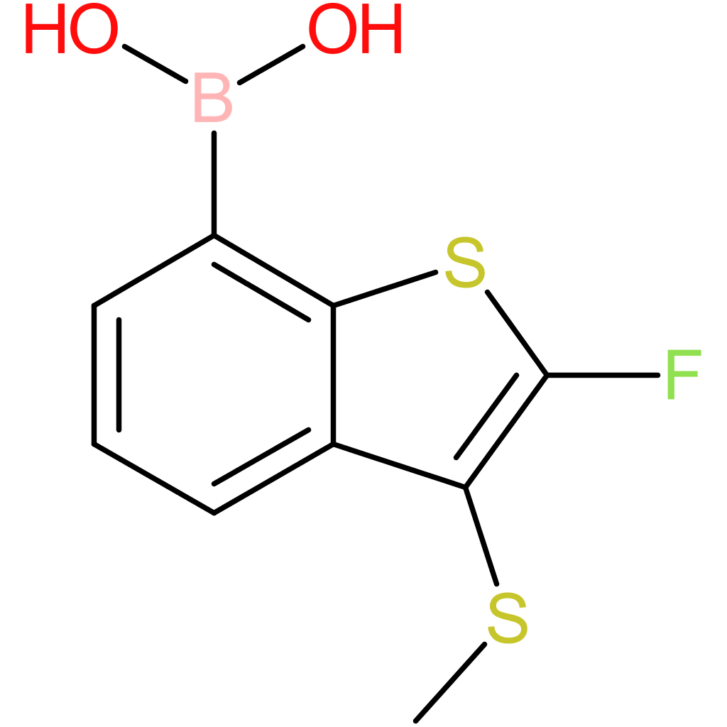 2-fluoro-3-(methylthio)benzothiophene-7-boronic acid