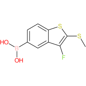 3-fluoro-2-(methylthio)benzothiophene-5-boronic acid