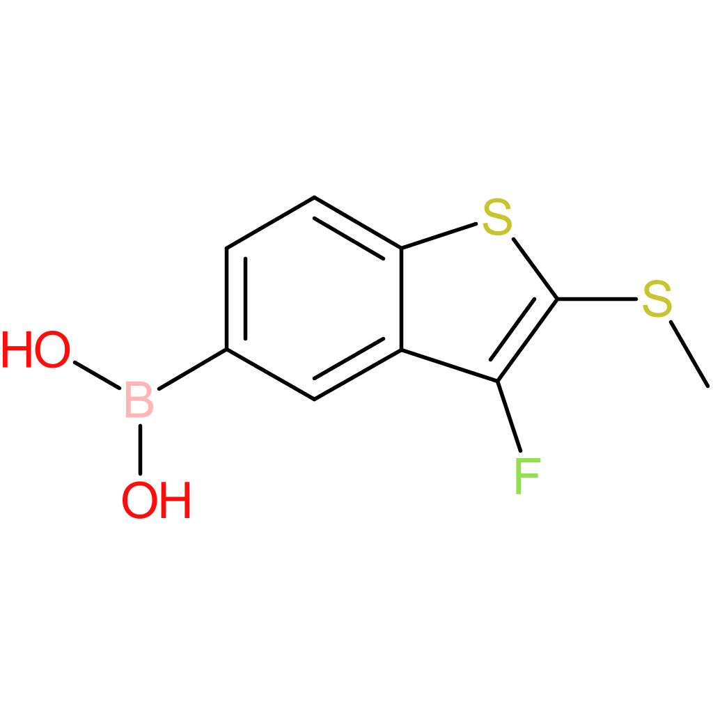 3-fluoro-2-(methylthio)benzothiophene-5-boronic acid