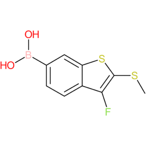 3-fluoro-2-(methylthio)benzothiophene-6-boronic acid