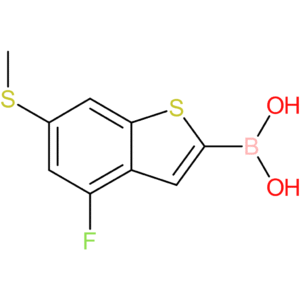 4-fluoro-6-(methylthio)benzothiophene-2-boronic acid