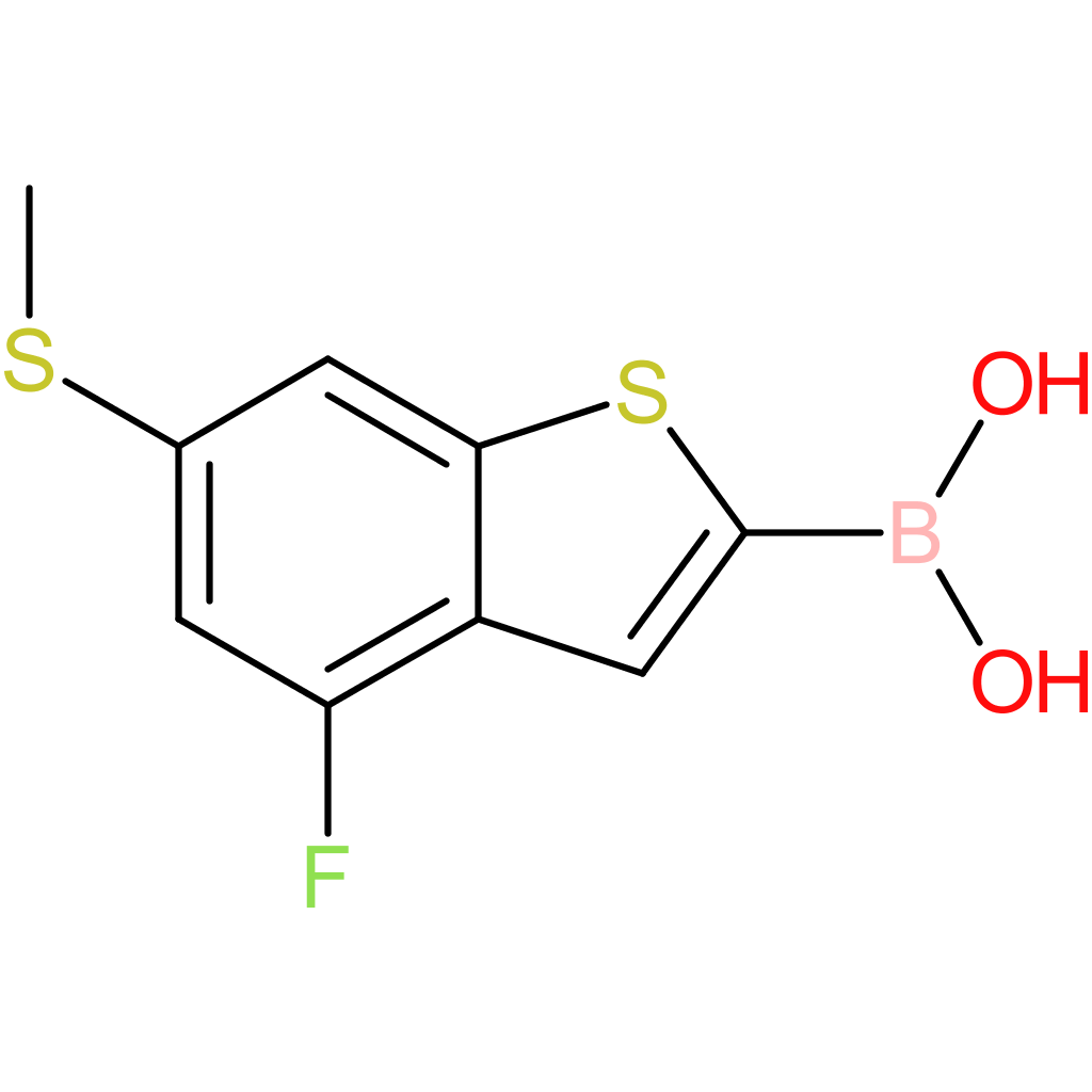 4-fluoro-6-(methylthio)benzothiophene-2-boronic acid