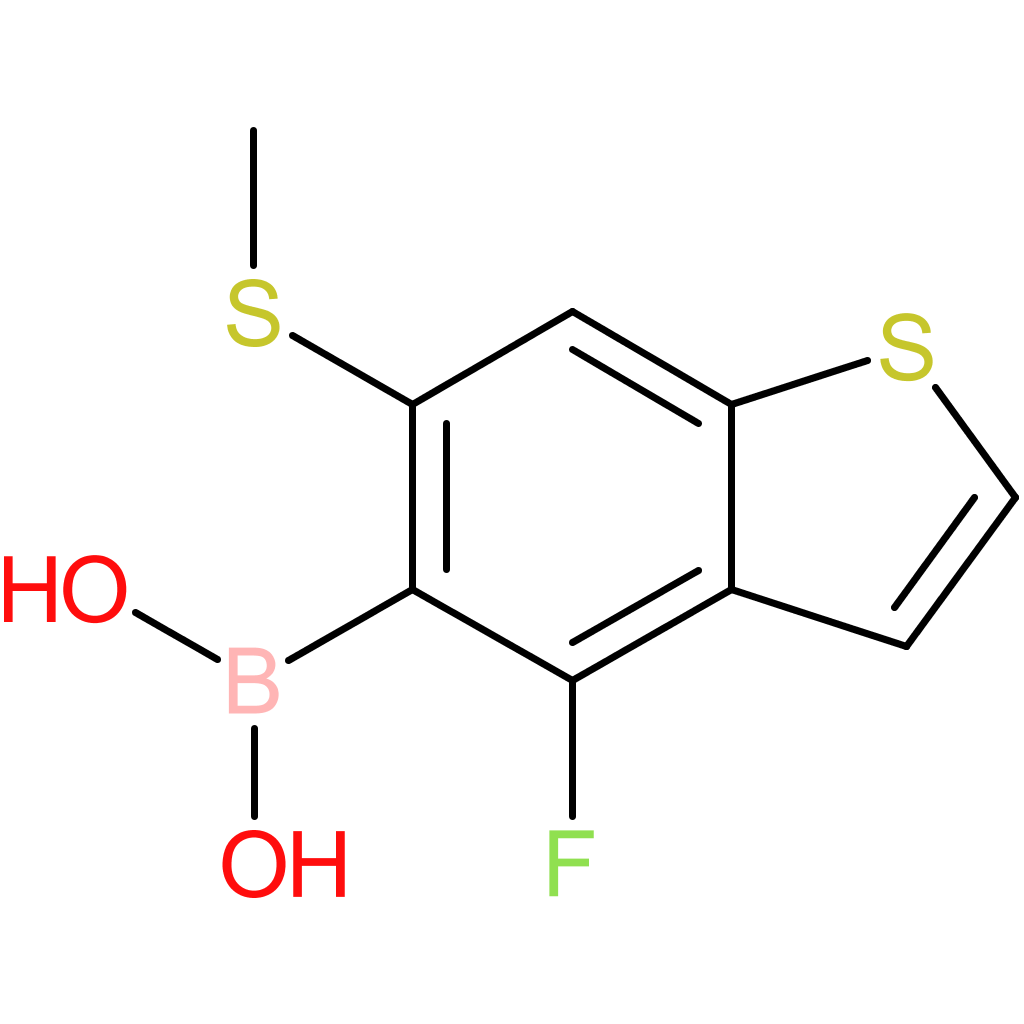4-fluoro-6-(methylthio)benzothiophene-5-boronic acid