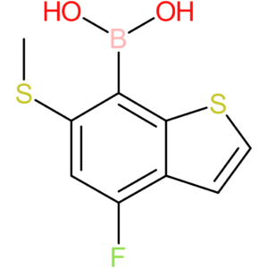 4-fluoro-6-(methylthio)benzothiophene-7-boronic acid