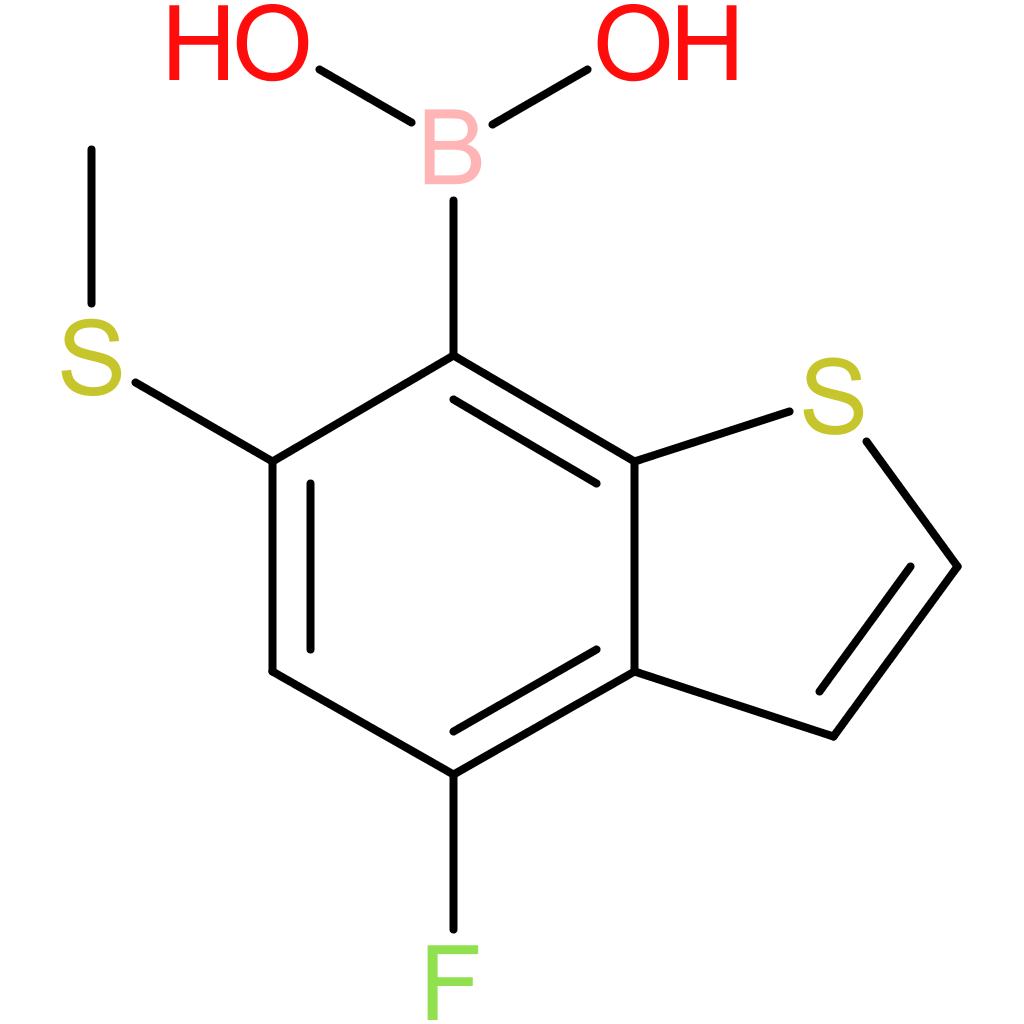 4-fluoro-6-(methylthio)benzothiophene-7-boronic acid