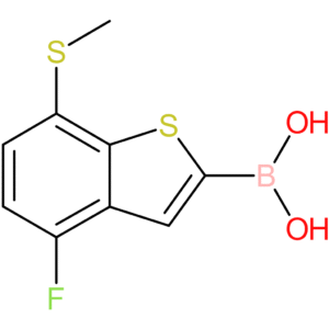 4-fluoro-7-(methylthio)benzothiophene-2-boronic acid