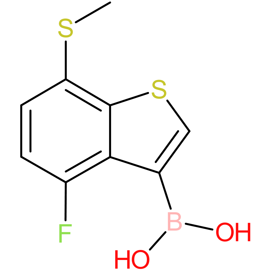 4-fluoro-7-(methylthio)benzothiophene-3-boronic acid