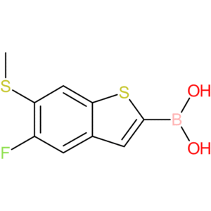 5-fluoro-6-(methylthio)benzothiophene-2-boronic acid