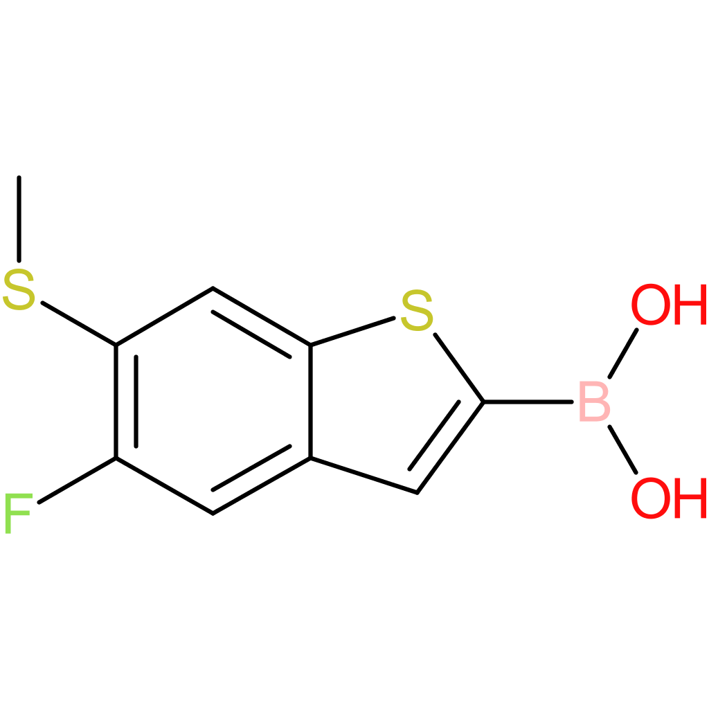 5-fluoro-6-(methylthio)benzothiophene-2-boronic acid