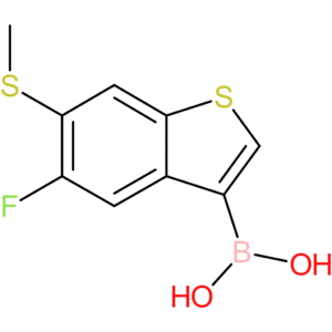 5-fluoro-6-(methylthio)benzothiophene-3-boronic acid