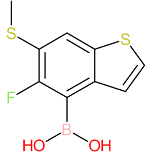 5-fluoro-6-(methylthio)benzothiophene-4-boronic acid