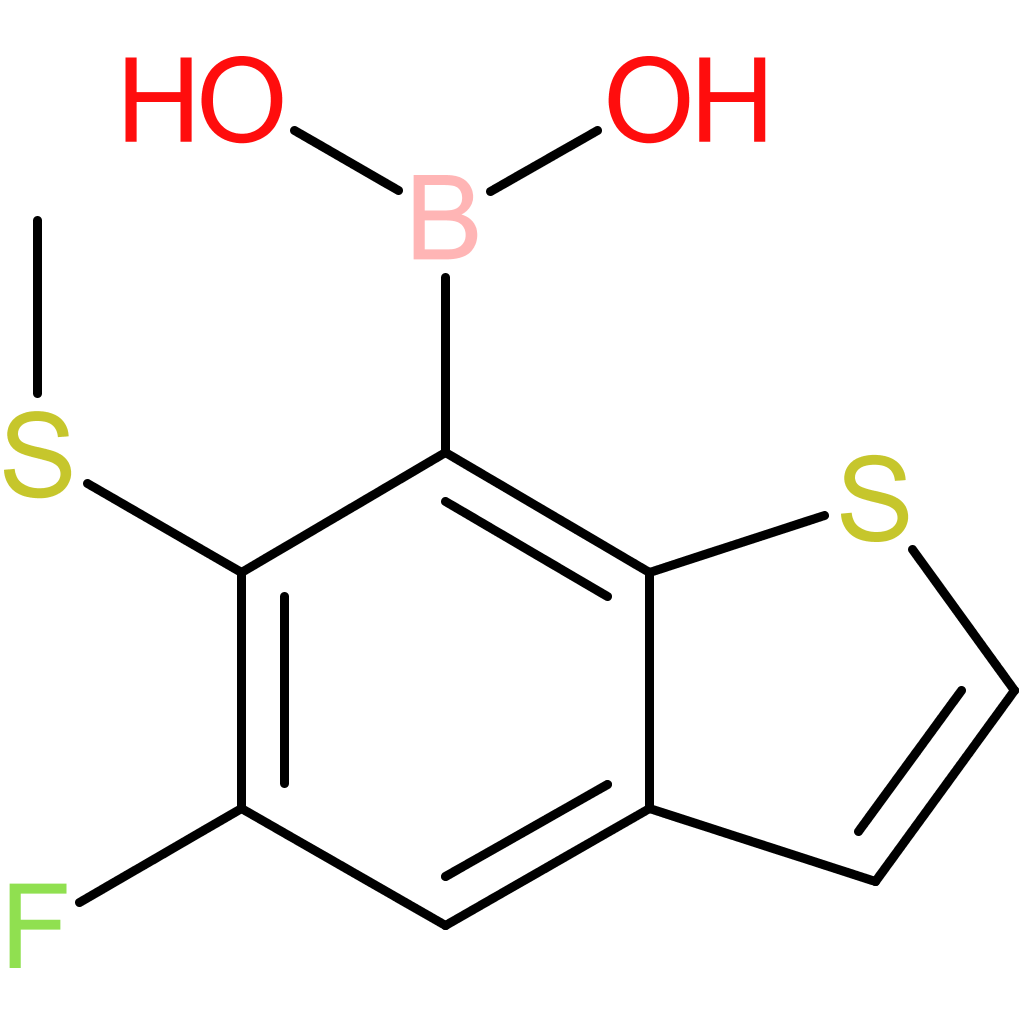 5-fluoro-6-(methylthio)benzothiophene-7-boronic acid