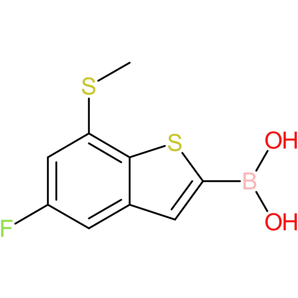 5-fluoro-7-(methylthio)benzothiophene-2-boronic acid