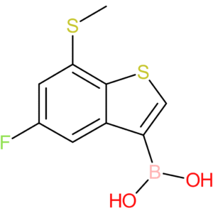 5-fluoro-7-(methylthio)benzothiophene-3-boronic acid