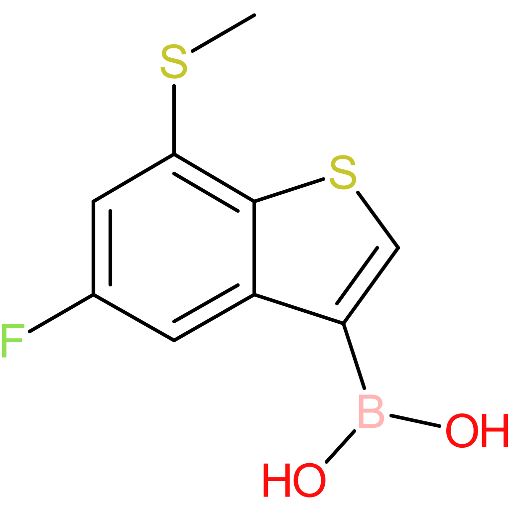 5-fluoro-7-(methylthio)benzothiophene-3-boronic acid