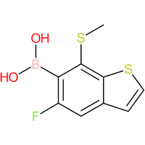 5-fluoro-7-(methylthio)benzothiophene-6-boronic acid