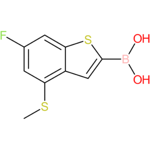 6-fluoro-4-(methylthio)benzothiophene-2-boronic acid
