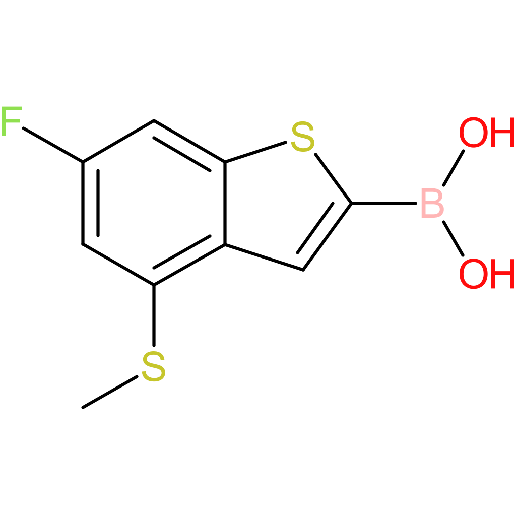 6-fluoro-4-(methylthio)benzothiophene-2-boronic acid