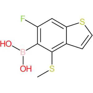6-fluoro-4-(methylthio)benzothiophene-5-boronic acid