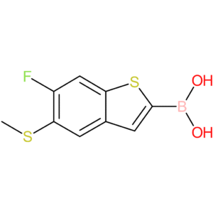 6-fluoro-5-(methylthio)benzothiophene-2-boronic acid