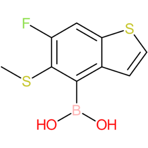 6-fluoro-5-(methylthio)benzothiophene-4-boronic acid
