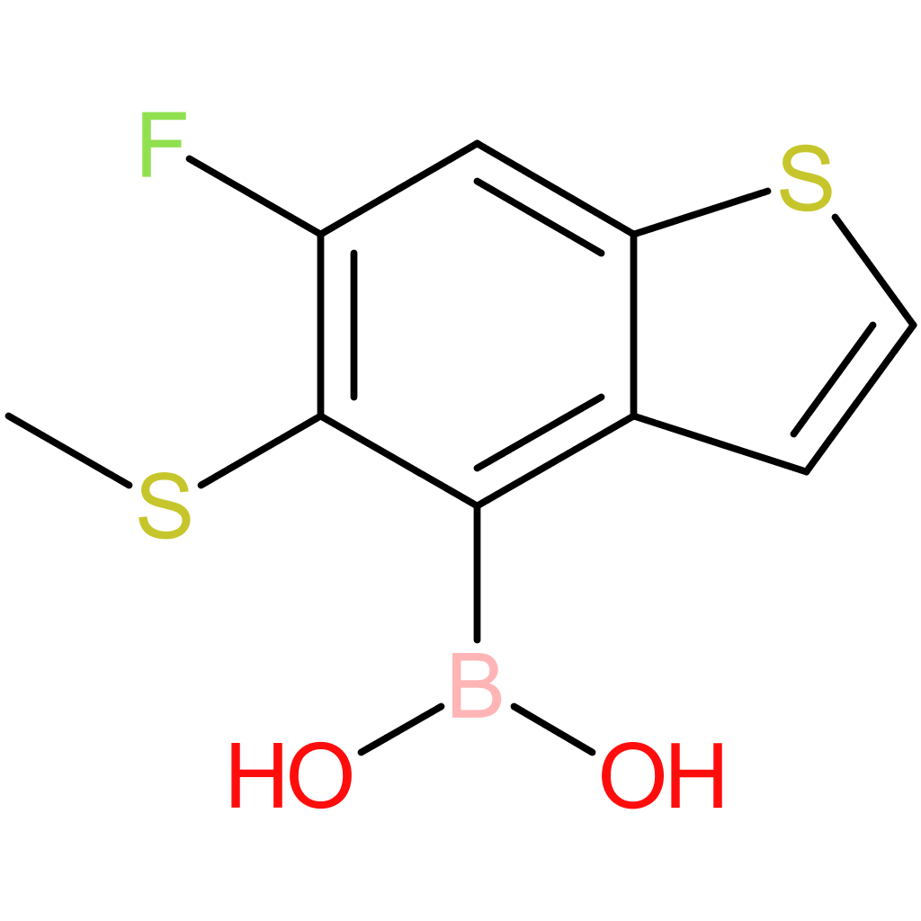 6-fluoro-5-(methylthio)benzothiophene-4-boronic acid