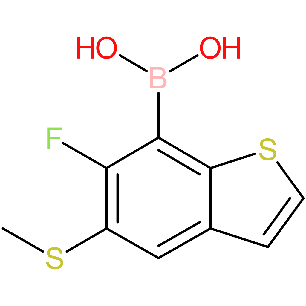 6-fluoro-5-(methylthio)benzothiophene-7-boronic acid
