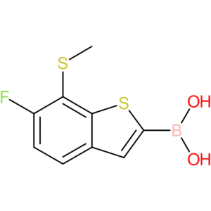 6-fluoro-7-(methylthio)benzothiophene-2-boronic acid