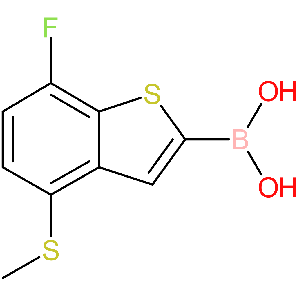 7-fluoro-4-(methylthio)benzothiophene-2-boronic acid