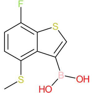 7-fluoro-4-(methylthio)benzothiophene-3-boronic acid