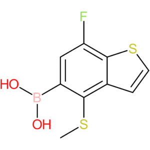 7-fluoro-4-(methylthio)benzothiophene-5-boronic acid