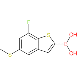 7-fluoro-5-(methylthio)benzothiophene-2-boronic acid