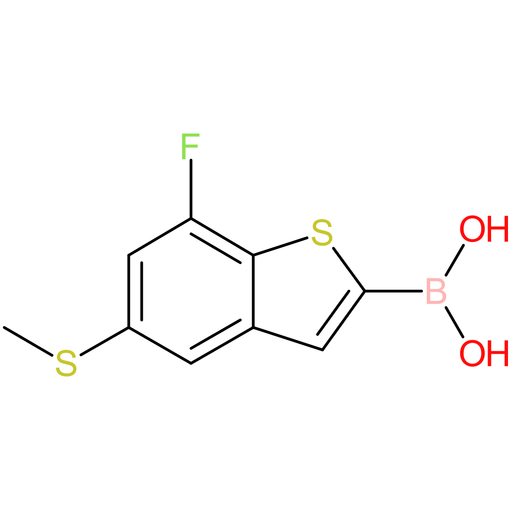 7-fluoro-5-(methylthio)benzothiophene-2-boronic acid