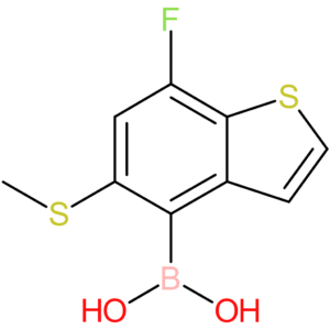 7-fluoro-5-(methylthio)benzothiophene-4-boronic acid