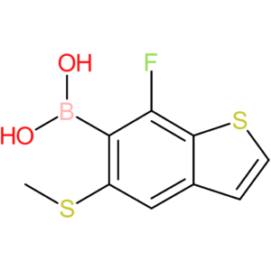 7-fluoro-5-(methylthio)benzothiophene-6-boronic acid