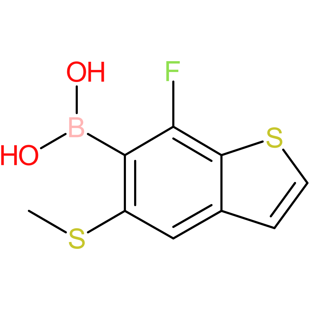 7-fluoro-5-(methylthio)benzothiophene-6-boronic acid
