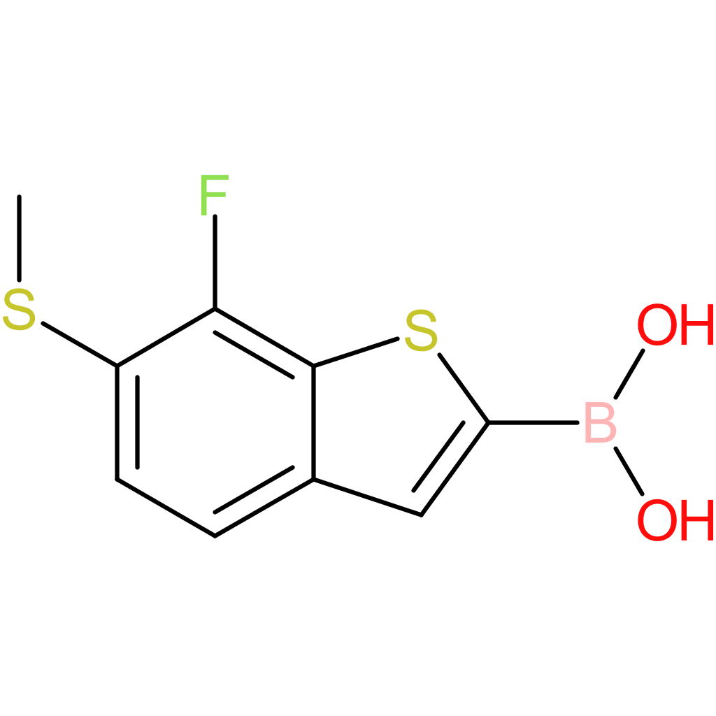 7-fluoro-6-(methylthio)benzothiophene-2-boronic acid