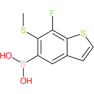 7-fluoro-6-(methylthio)benzothiophene-5-boronic acid