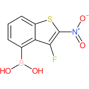 3-fluoro-2-nitrobenzothiophene-4-boronic acid