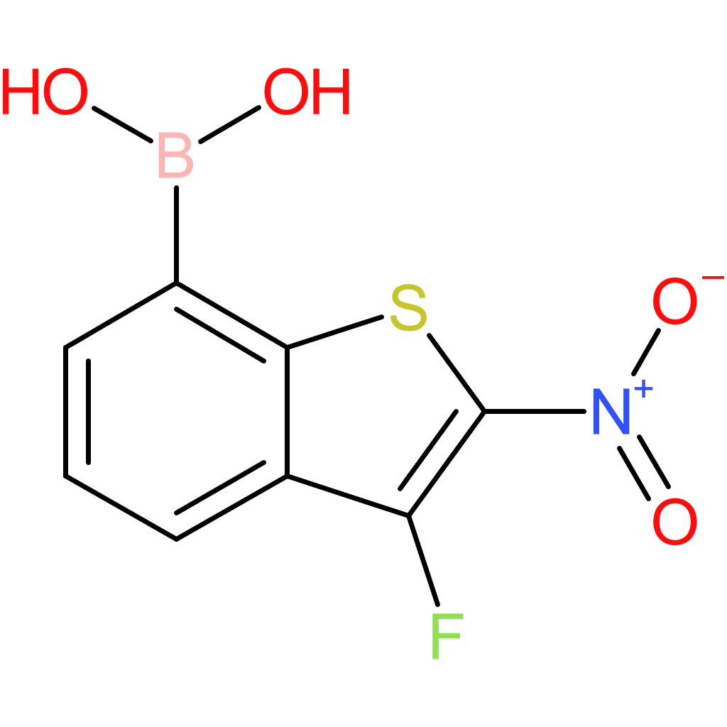 3-fluoro-2-nitrobenzothiophene-7-boronic acid