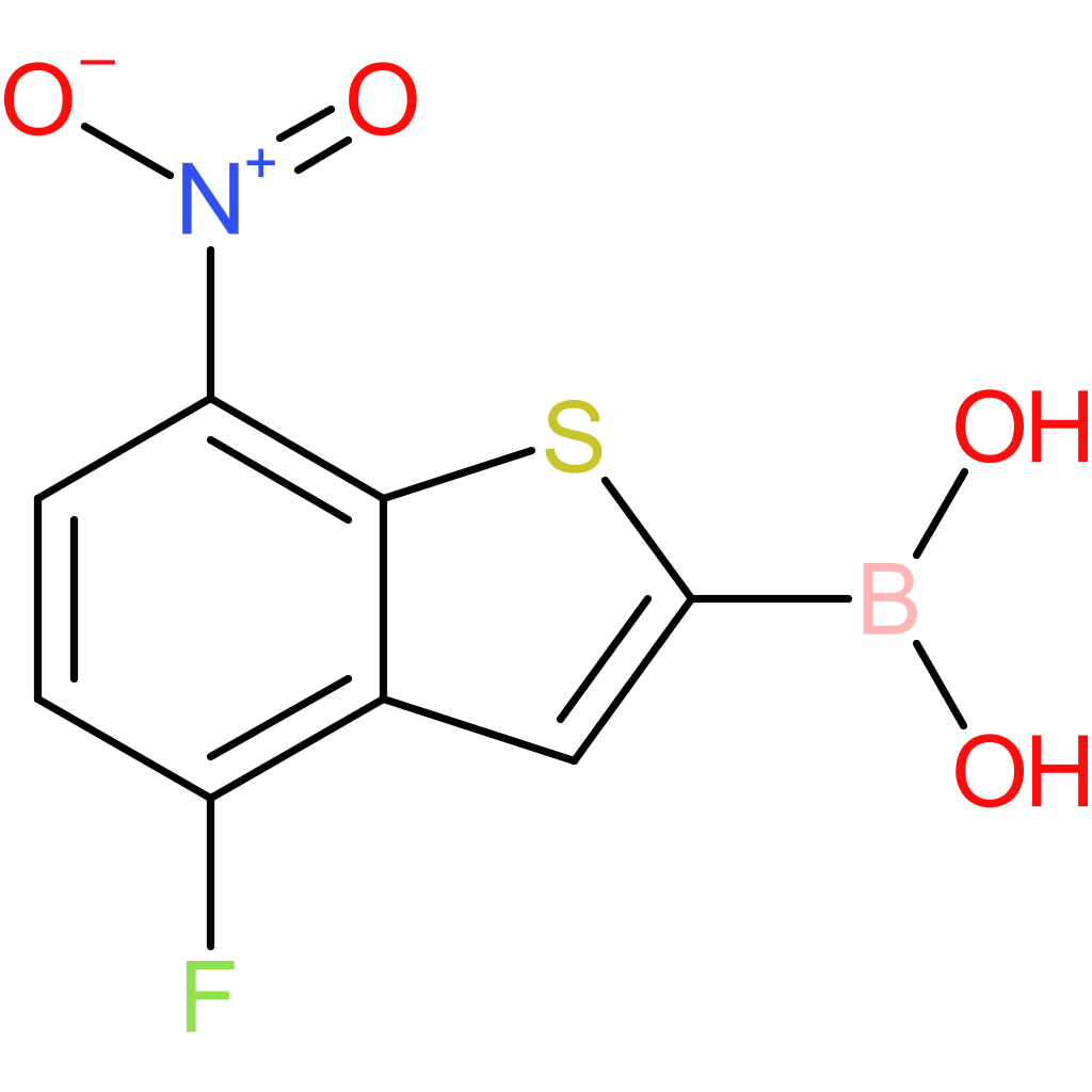 4-fluoro-7-nitrobenzothiophene-2-boronic acid