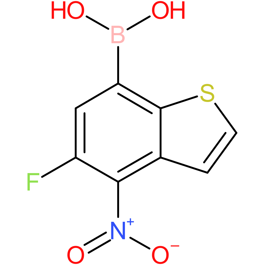 5-fluoro-4-nitrobenzothiophene-7-boronic acid