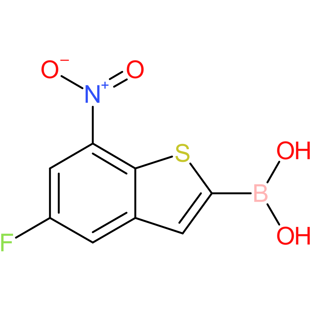 5-fluoro-7-nitrobenzothiophene-2-boronic acid