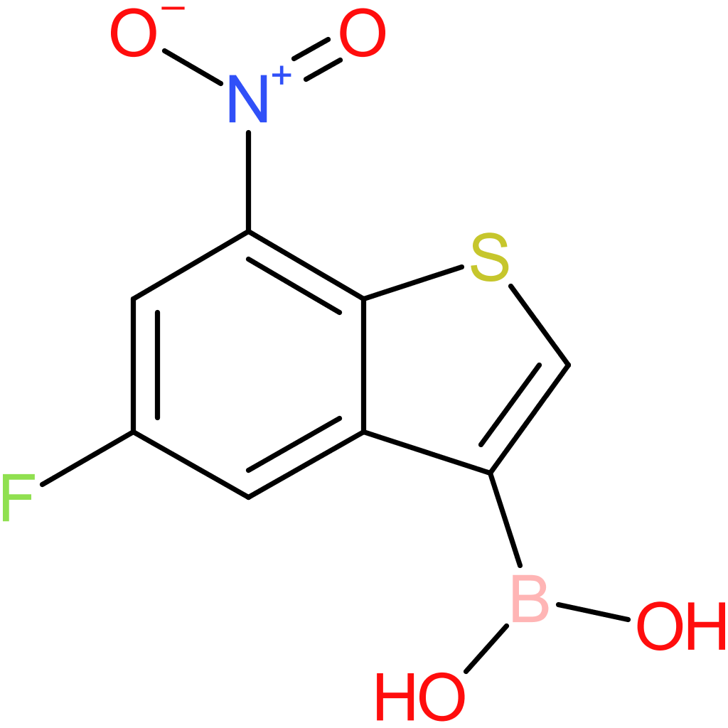 5-fluoro-7-nitrobenzothiophene-3-boronic acid