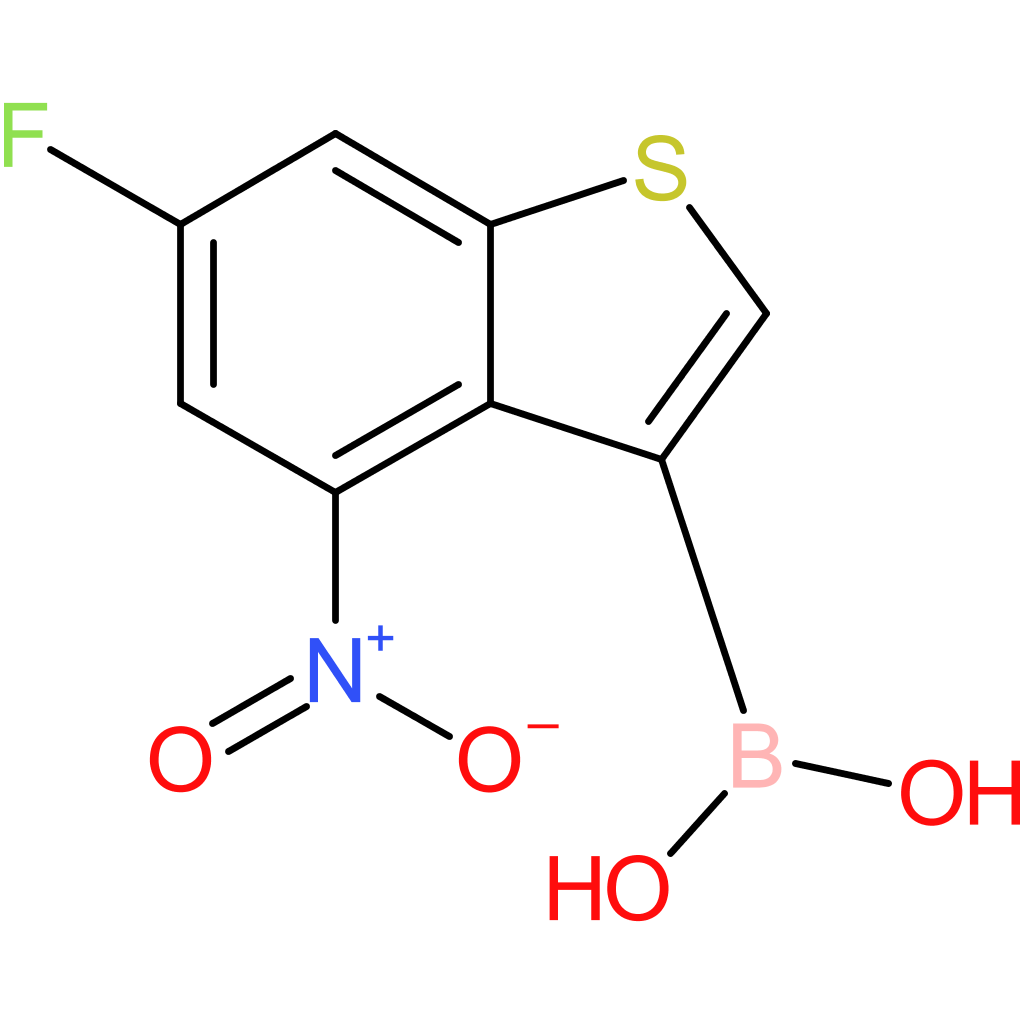 6-fluoro-4-nitrobenzothiophene-3-boronic acid